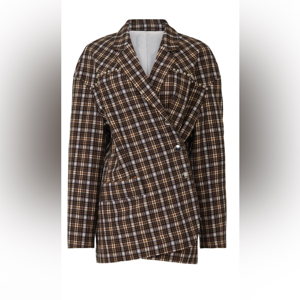 TIBI COSTELLO LIAM STUD BLAZER EUC